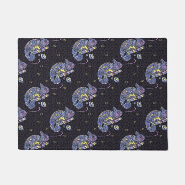 Tapete Lagarto de Zentangle (Frente)