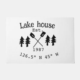 Tapete Lago House ets. Data ano em que as coordenadas per