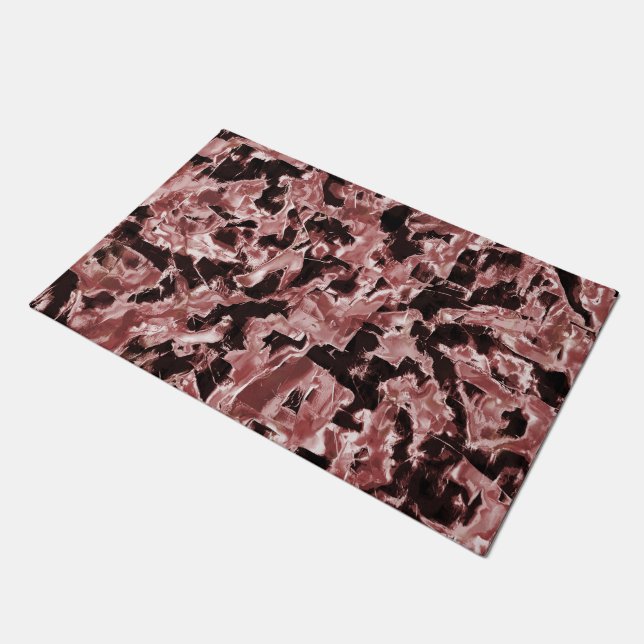 Tapete Lâminas de cobre flutuantes ou rochosas sobre o ve (Inclinado)