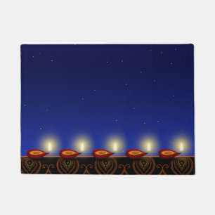 Tapete Lâmpada Luminosa Diwali - Porta Mat