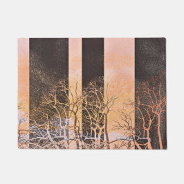 Tapete Laranjeiras negras ramificam arte digital