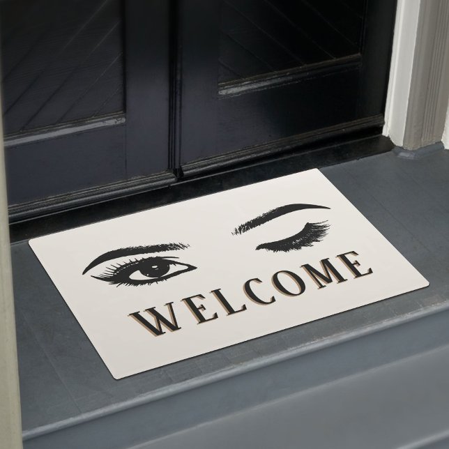Tapete Lashes & Brows Makeup Artist Beauty Salon Welcome (Criador carregado)
