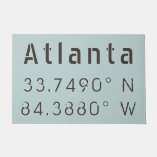 Tapete Latitude e Longitude de Atlanta