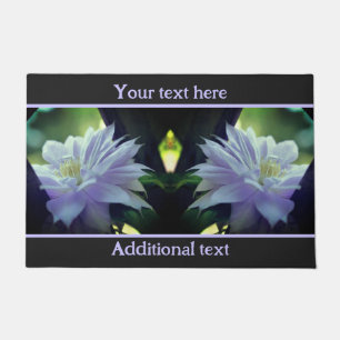 Tapete Lavanda Clematis Flower Em Trellis Personalizada