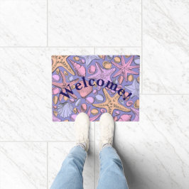 Tapete Lavender Seashell Welcome Doormat 18x24