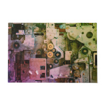 Legal Máquina Moderna Steampunk Geeky Rosa Verde