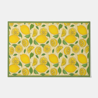 Tapete Lemon Doormat, Lemon Welcome Mat, Primavera Decor