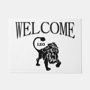 Tapete Leo Lion Zodiac Welcome Mat