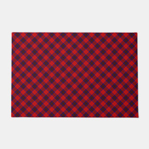 Tapete Leslie tartan xadrez azul roxa