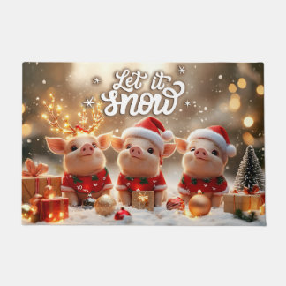 Tapete Let It Snow Christmas Doormat – Festive Welcome Ma
