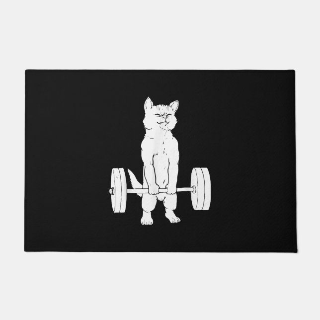 Tapete Levantamento De Peso De Gatos E Giro (Frente)