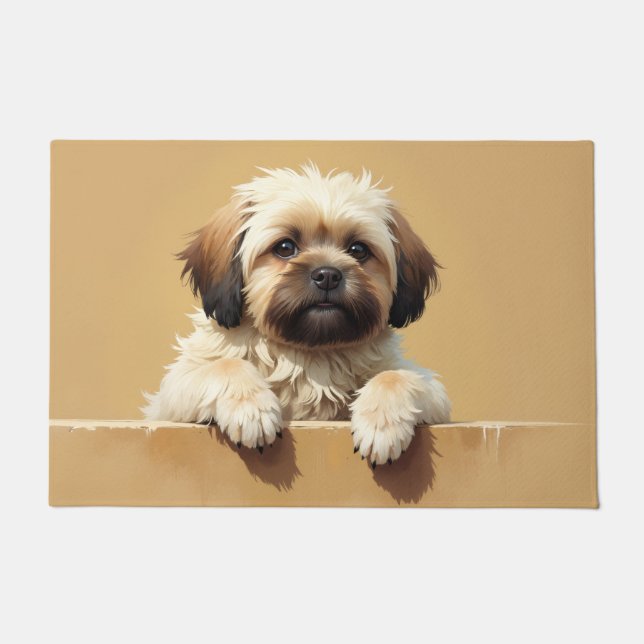 Tapete Lhasa Apso Doormat Art (Frente)