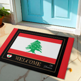 Tapete Líbano e Libanês Flag house mats /esportivos Bem-v