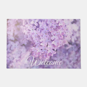 Tapete Lilacs franceses roxos macios