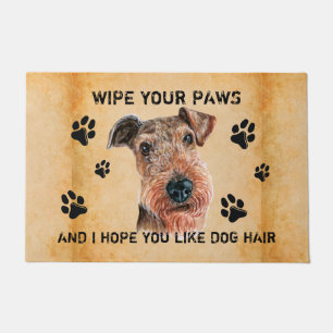 Tapete Limpe As Peças Engraçadas Airedale Terrier Waterco