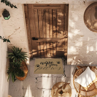 Tapete Limpe As Tuas Peças Típica De Pet Engraçada Pawpri