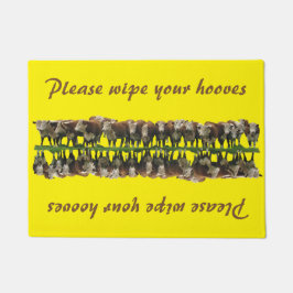 Tapete Limpe seus cascos - gado