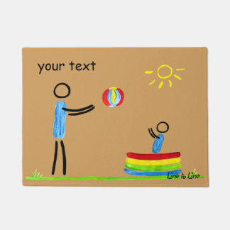 Tapete limpe seus pés