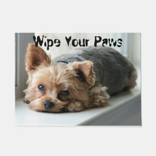 Tapete Limpe suas patas Yorkie