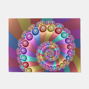 Tapete Linda Arco-Íris Colores Abstrato de Arte Fractal