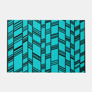 Tapete Linhas Deco de Arte Azul