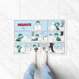 Tapete Linus constrói um boneco de neve