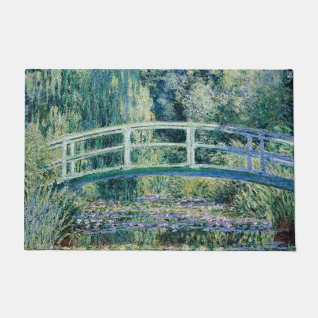 Tapete Lírios de água e Ponte Japonesa por Monet (Frente)