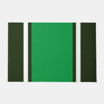Listras Esportivas Verde Brilhante Branco Floresta