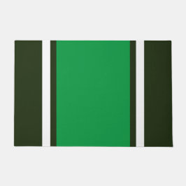 Tapete Listras Esportivas Verde Brilhante Branco Floresta