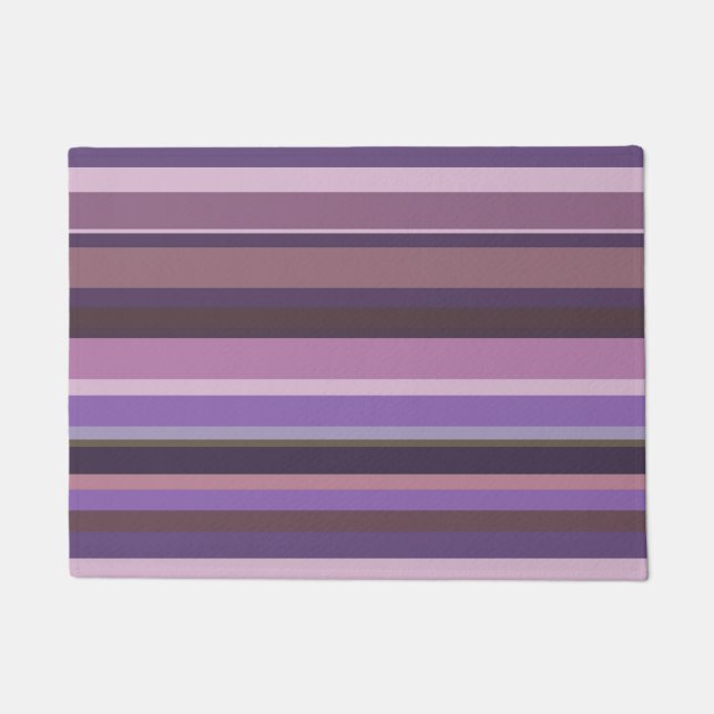 Tapete Listras horizontais Mauve (Frente)