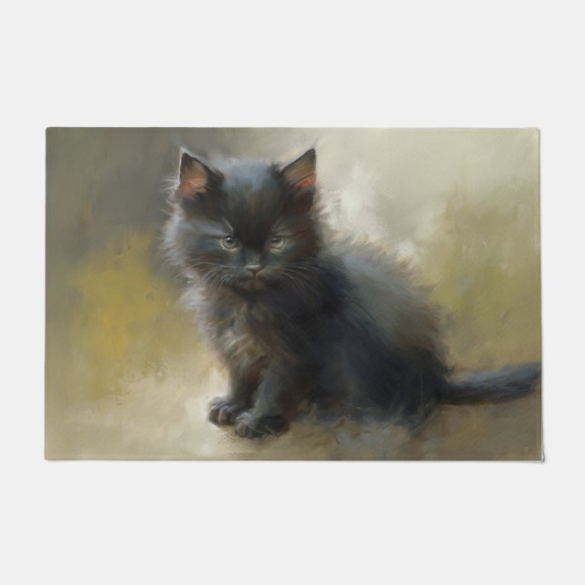 Tapete Little Shadow Black Kitten (Frente)