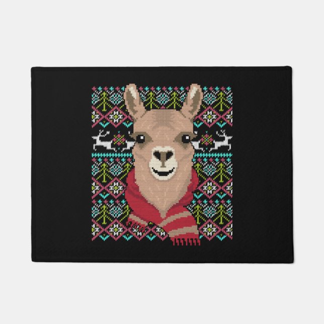 Tapete Llama Ugly Christmas (Frente)