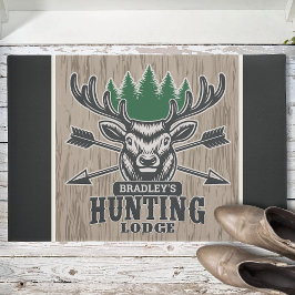 Tapete Lodge personalizado de caça a Arcos de Deer Elk