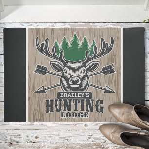 Tapete Lodge personalizado de caça a Arcos de Deer Elk