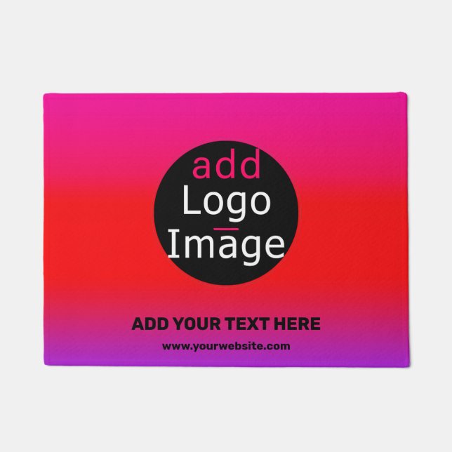 Tapete Logotipo Bic Personalizado Moderno - Magenta - Rox (Frente)