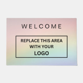 Tapete Logotipo comercial personalizado Empresa Rainbow