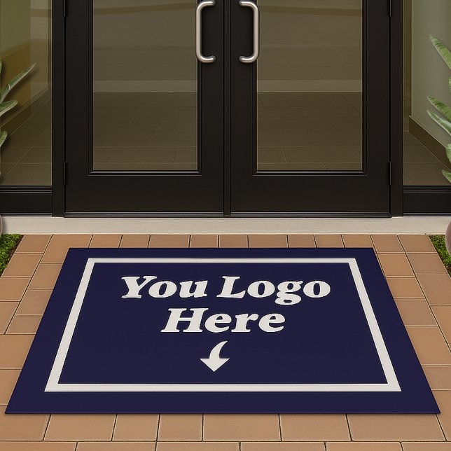 Tapete Logotipo da empresa comercial azul de Marinho sóli (Criador carregado)
