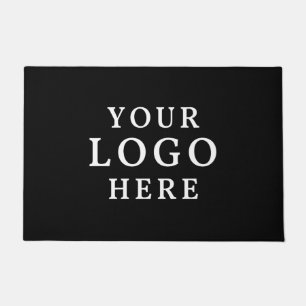 Tapete Logotipo da sua empresa Marca comercial Frente neg