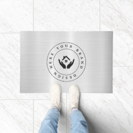 Tapete Logotipo de Negócios Moderno Personalizável