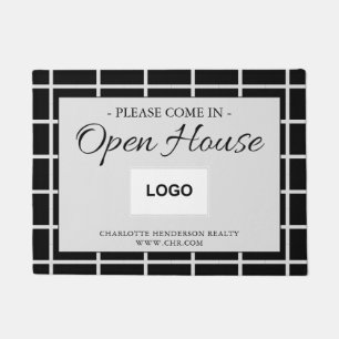 Tapete Logotipo moderno da Real Estate Open House