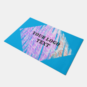 Tapete Logotipo personalizado simples e elegante aqui, em