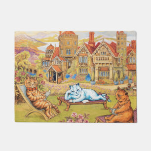 Tapete Louis Wain - Festa de chá de Verão