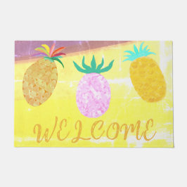 Tapete Luau Tiki de Abacaxi de Verão