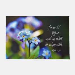 Tapete Luke 1:37 Por Deus nada será impossível