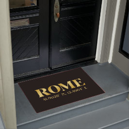 Tapete Lux Dourada Roma Latitude & Longitude