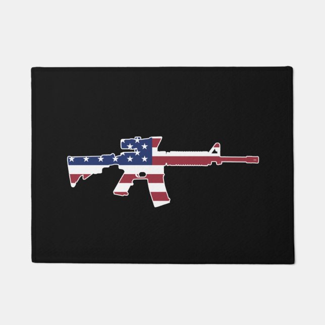 Tapete M4 & bandeira americana (Frente)