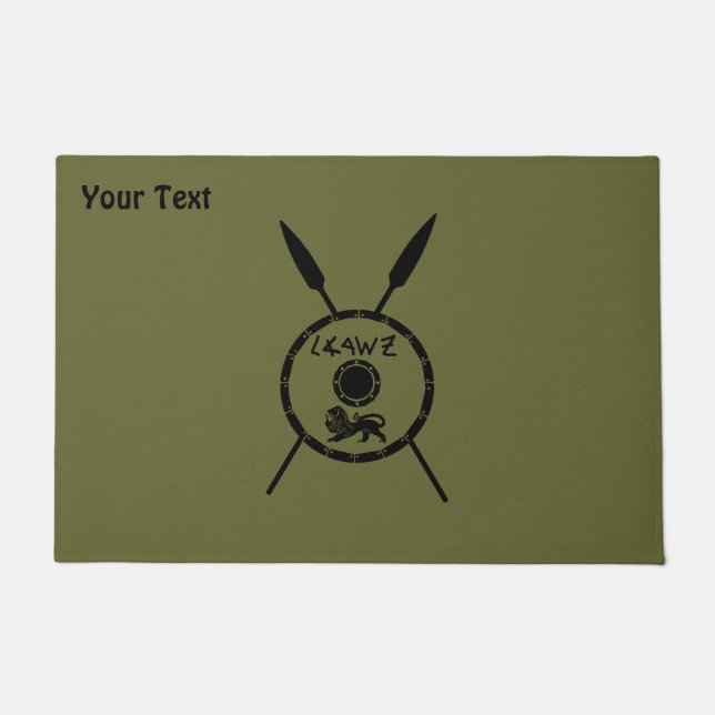 Tapete Macabejo Subjugado E Lança (Frente)