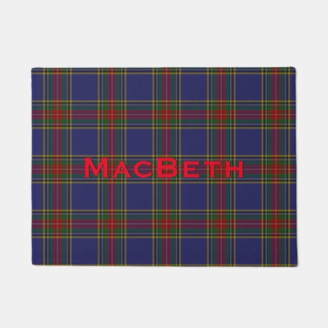 Tapete MacBeth Clan Tartan Xadrez (Frente)