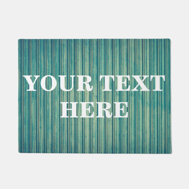 Tapete Madeira de Bambu Cinza Personalizada (Frente)