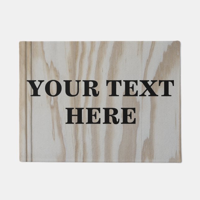 Tapete Madeira de bambu personalizada (Frente)
